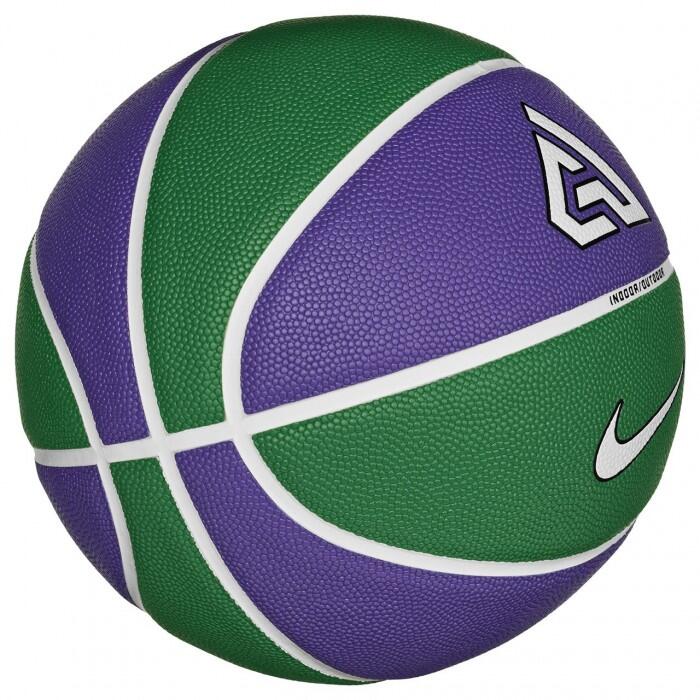 Ballon De Basket ALL COURT G. ANTETOKOUNMPO (Violet / Vert) 3/3