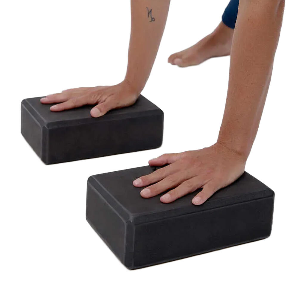 BLOQUE DE YOGA NEGRO ESPUMA 5/7