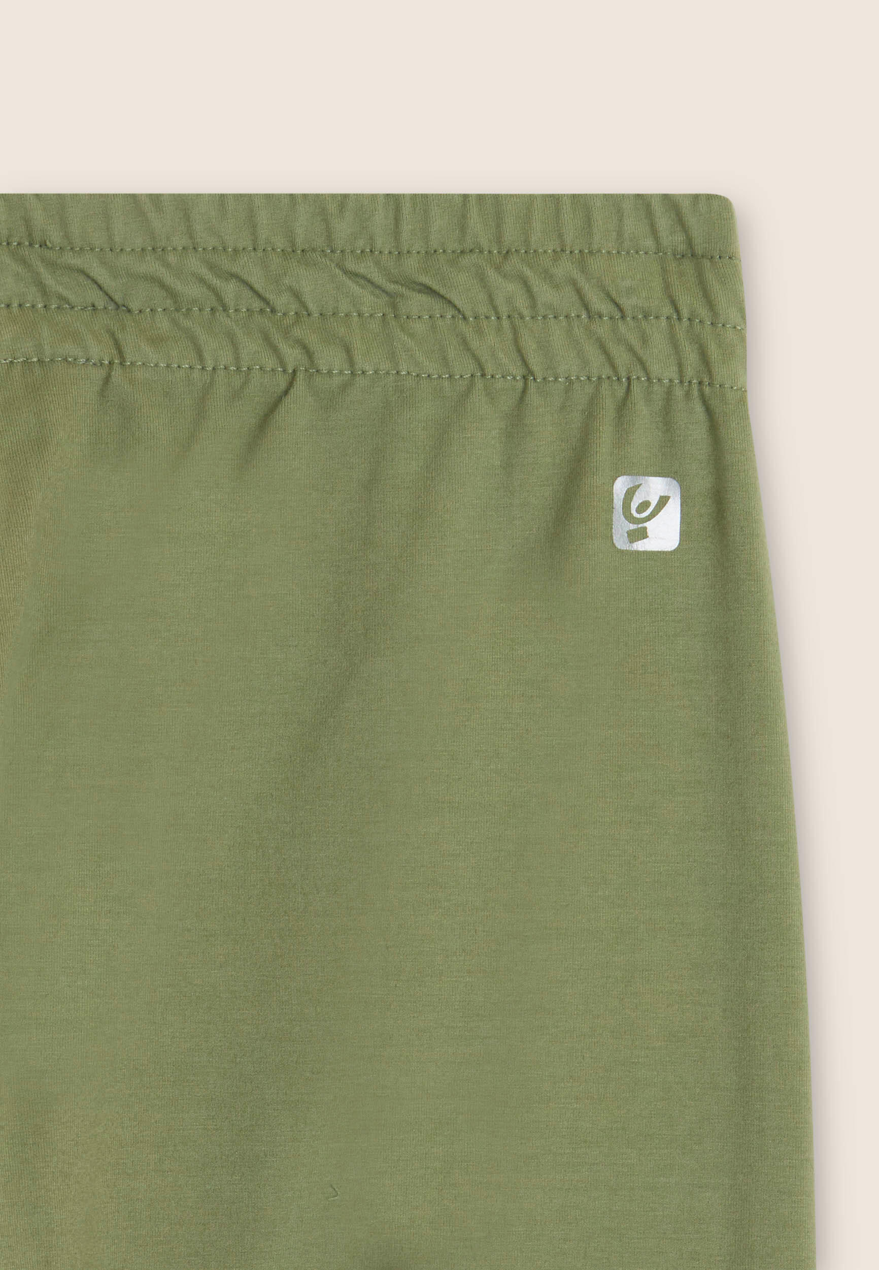 Pantalon régulier en molleton teinté aux enzymes avec ourlet élastiqué 3/3