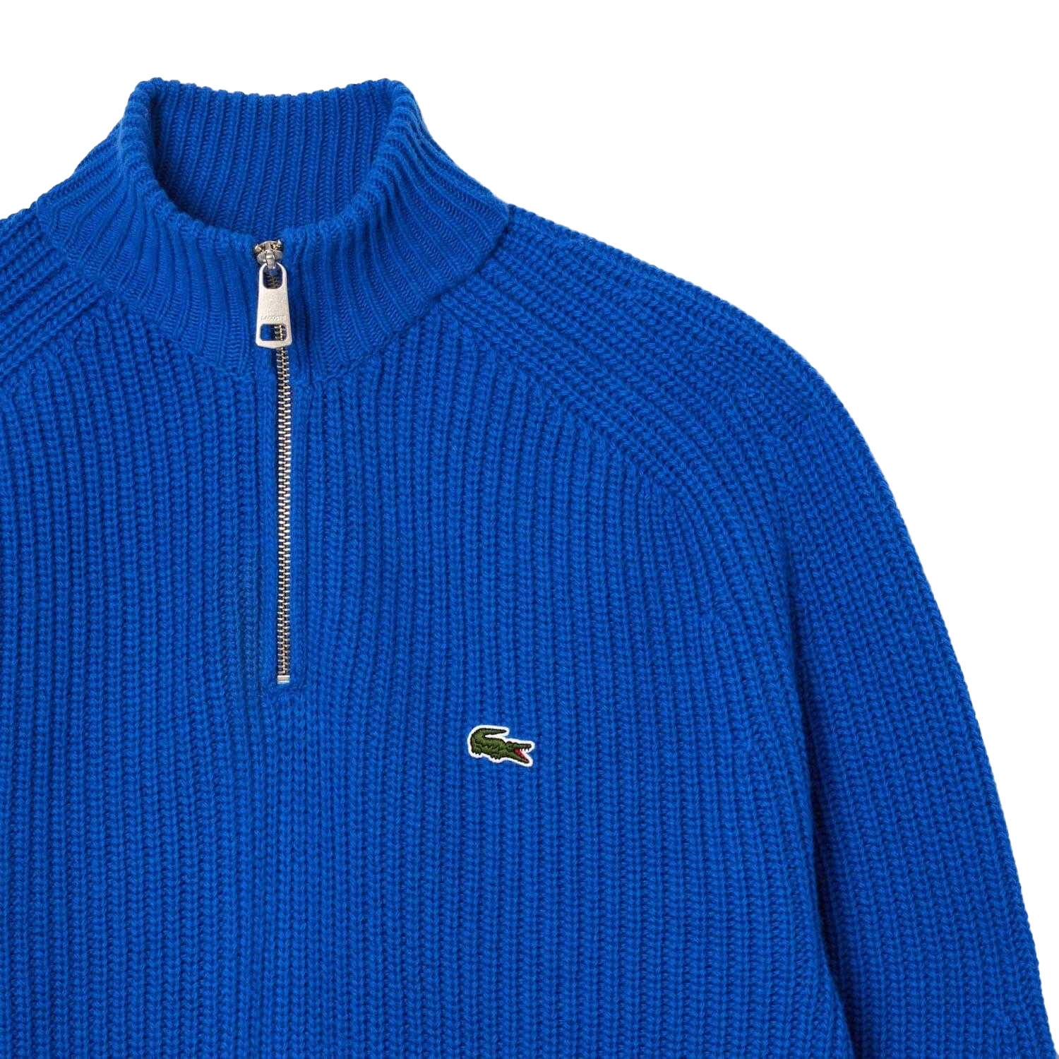 Pull Style Fermeture À Glissière Homme (Bleu) 3/4