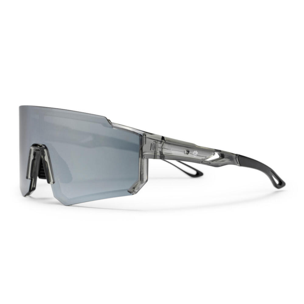 CHPO Brand Sunglasses Siri Transparent Grey Silver Mirror 2/3
