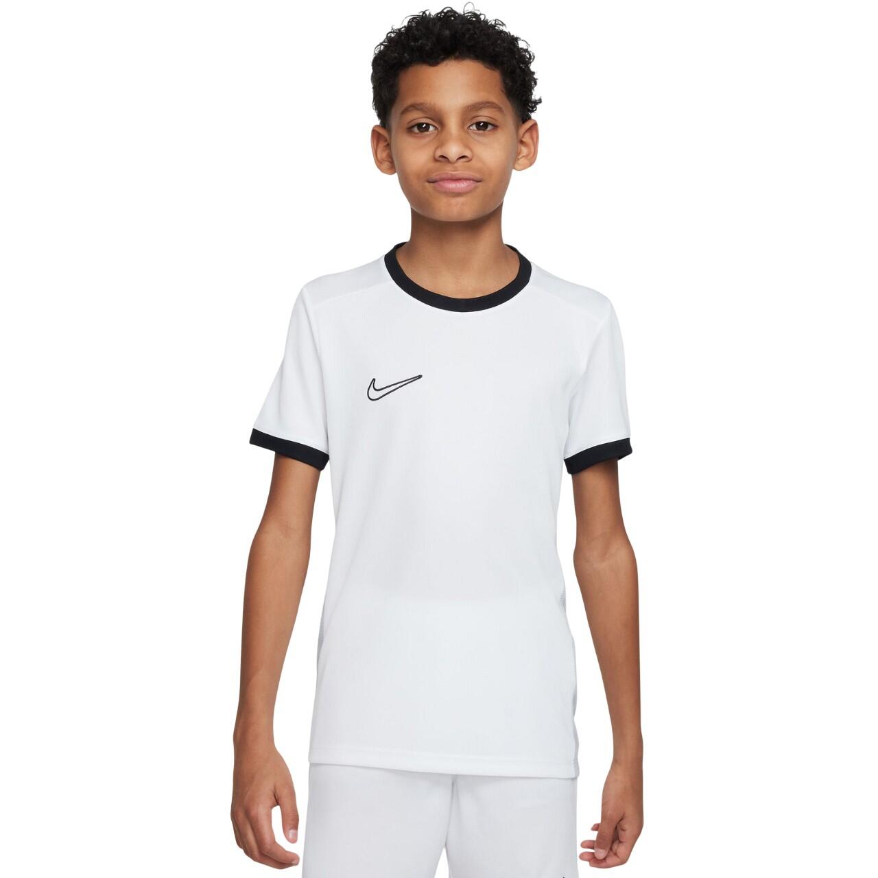 Maillot Manches Courtes ACADEMY Enfant (Blanc) 1/6