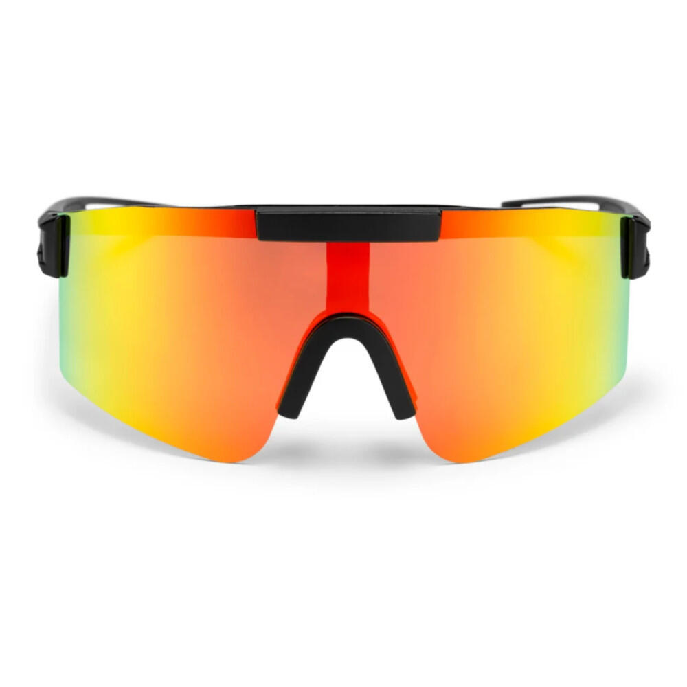 Chpo brand sunglasses luca black red mirror