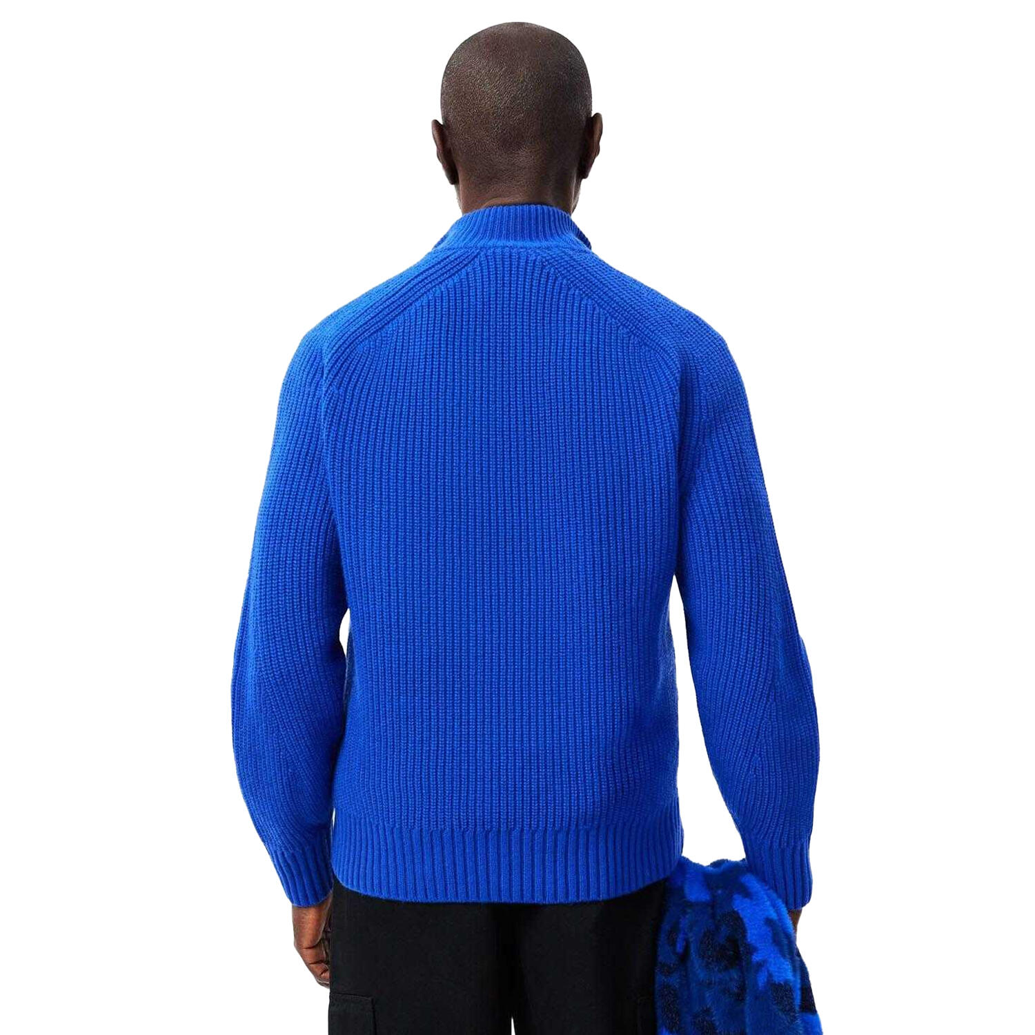 Pull Style Fermeture À Glissière Homme (Bleu) 2/4