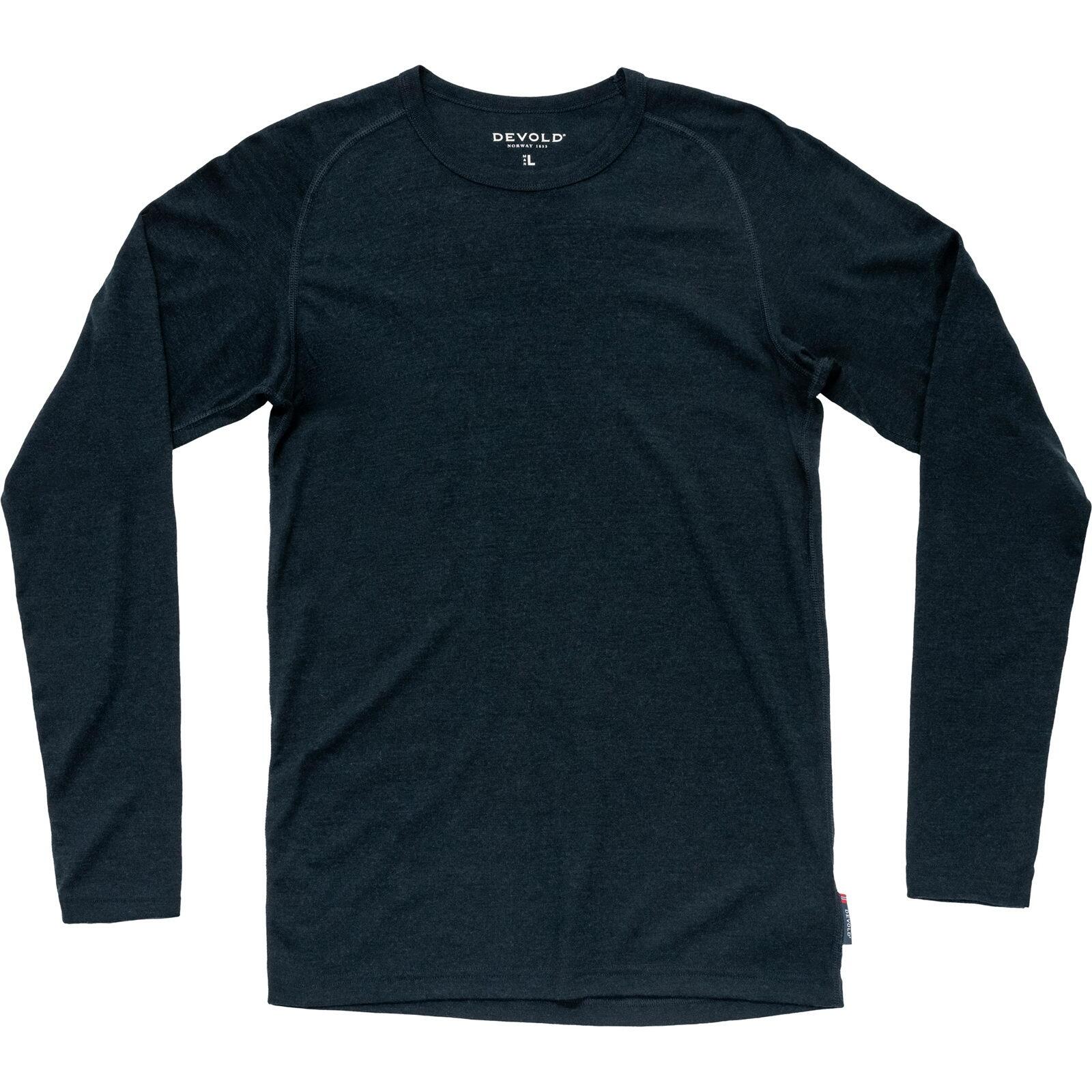 DEVOLD Langarm-Shirt Lauparen Merino 190 Base Shirt Man ink