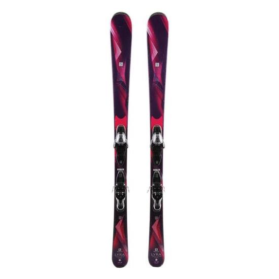 TWEEDEHANDS - Ski Occasion Salomon Lyra + Fixations