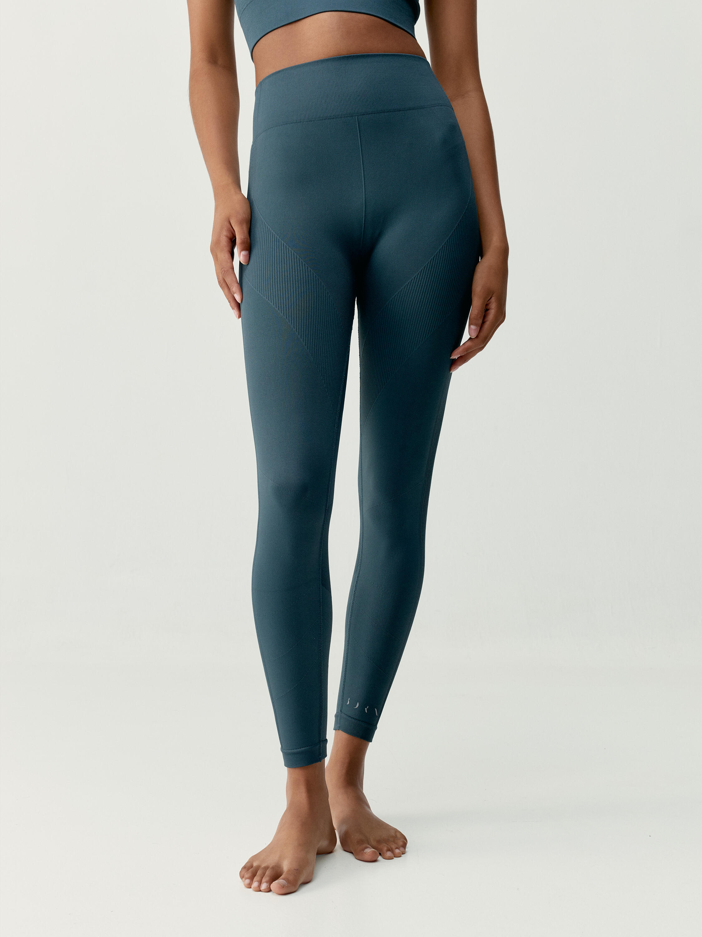 Leggings sportivi da donna Keren Seamless lunghi 5/6