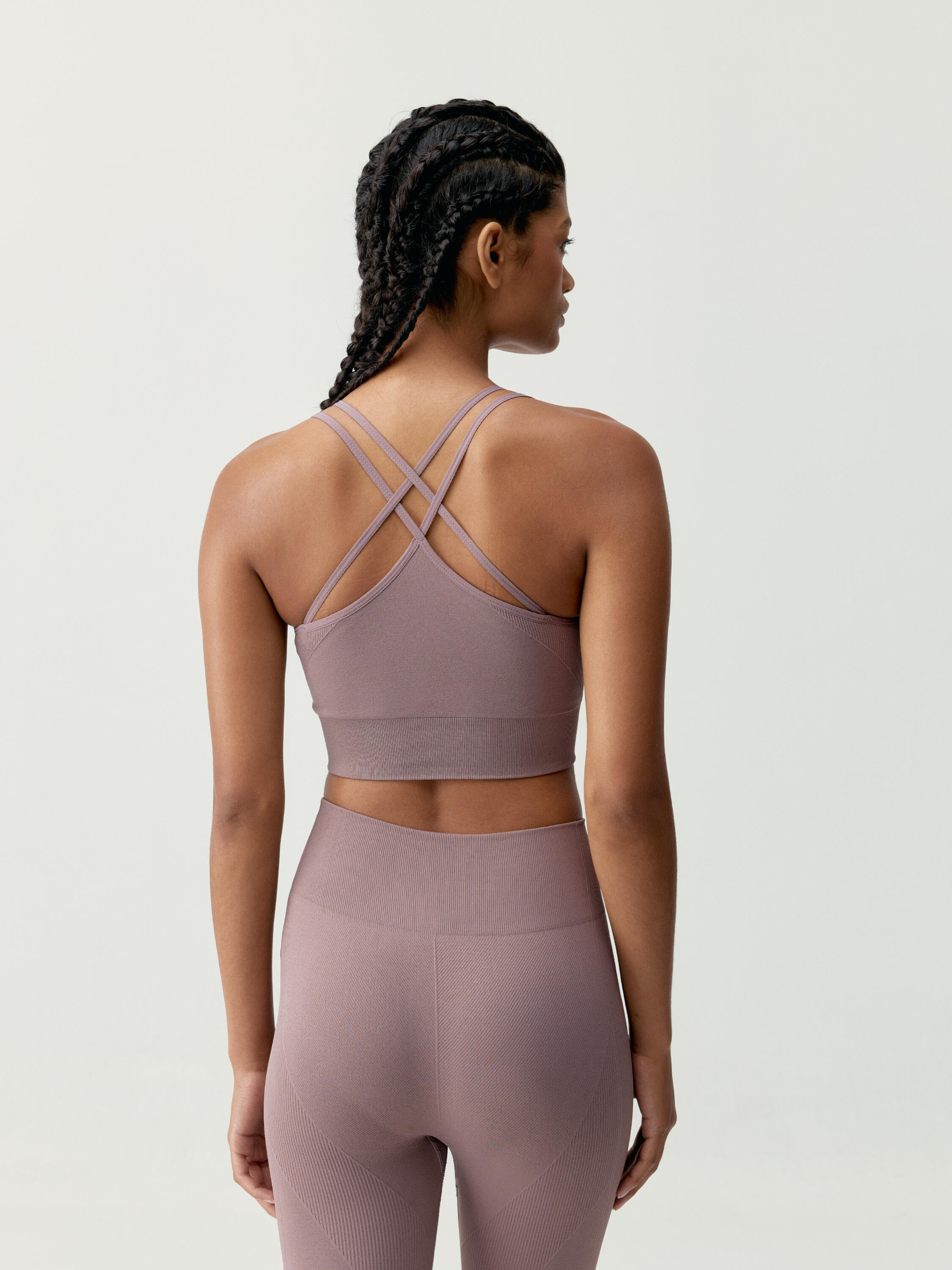 Top deportivo de mujer Keren Sujeción Alta Seamless 2/7