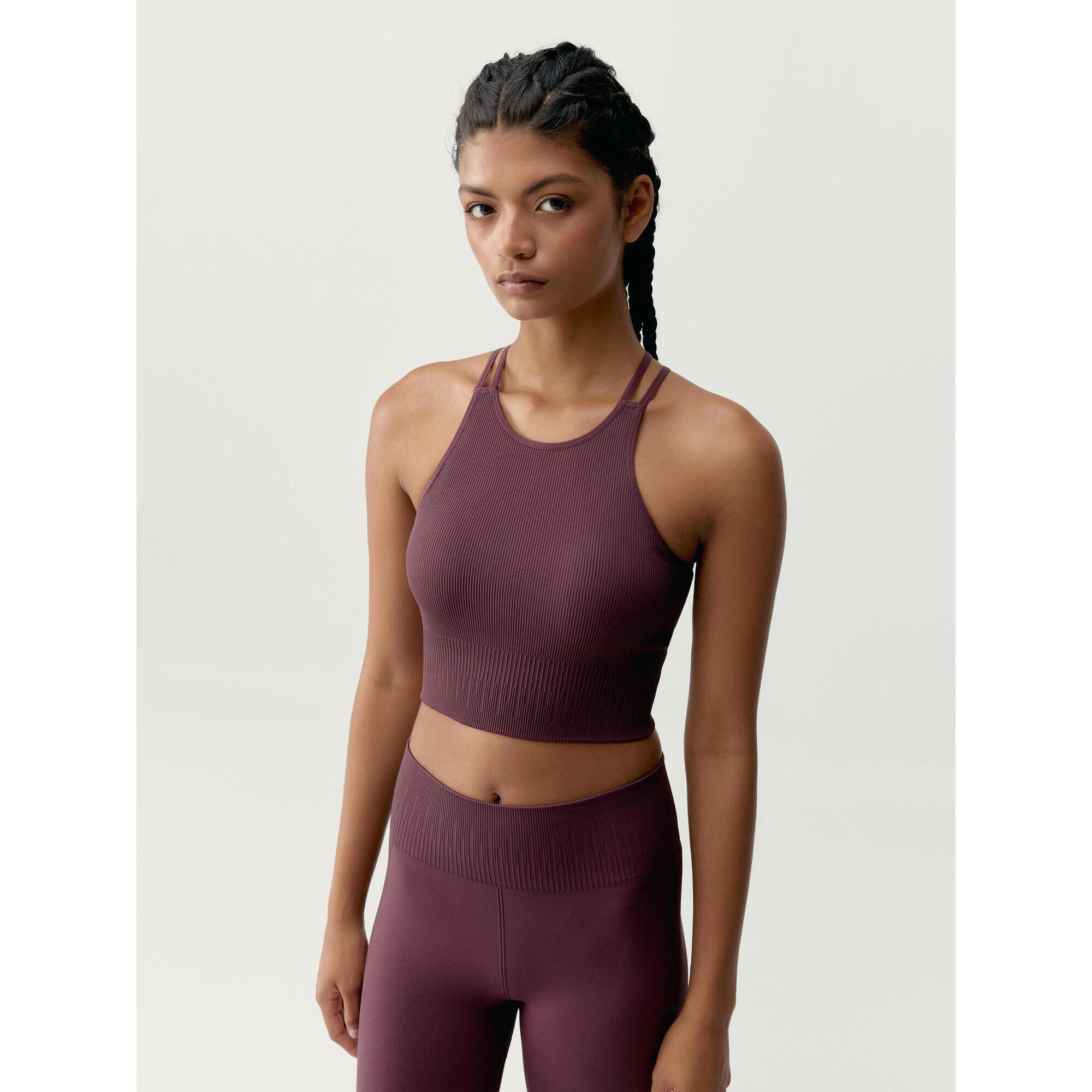 Born Living Yoga - Soutien-gorge De Sport À Maintien Moyen Naia Born Living Yoga Pour Femme - Brassière - Rouge - 42 M/l - Decathlon