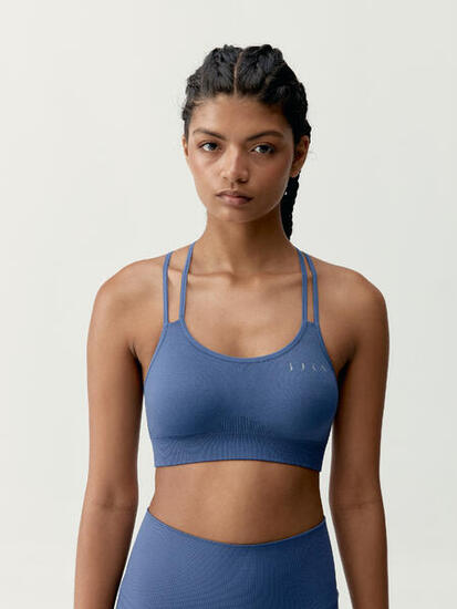 Top deportivo de mujer Hatha Sujeción Media Seamless Born Living Yoga