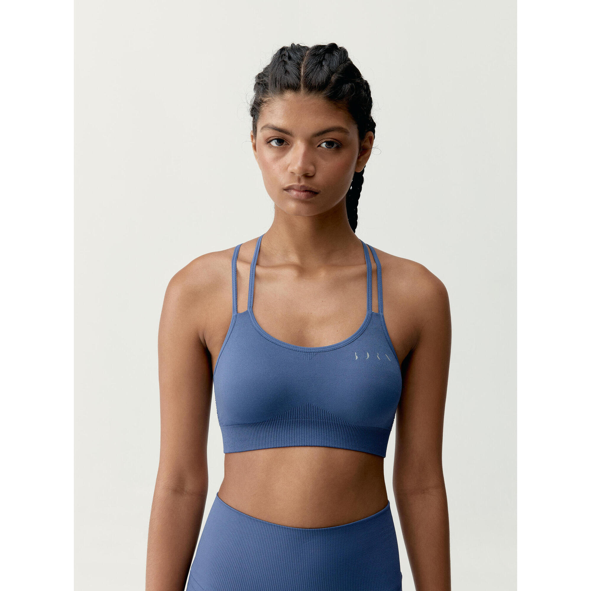 Born Living Yoga - Soutien Gorge De Sport De Sport Hatha - Brassière - Bleu - 42 M/l - Decathlon