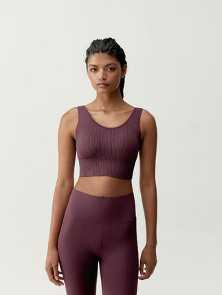 Sport-Top für Damen Flow Hohe Stützkraft Seamless
