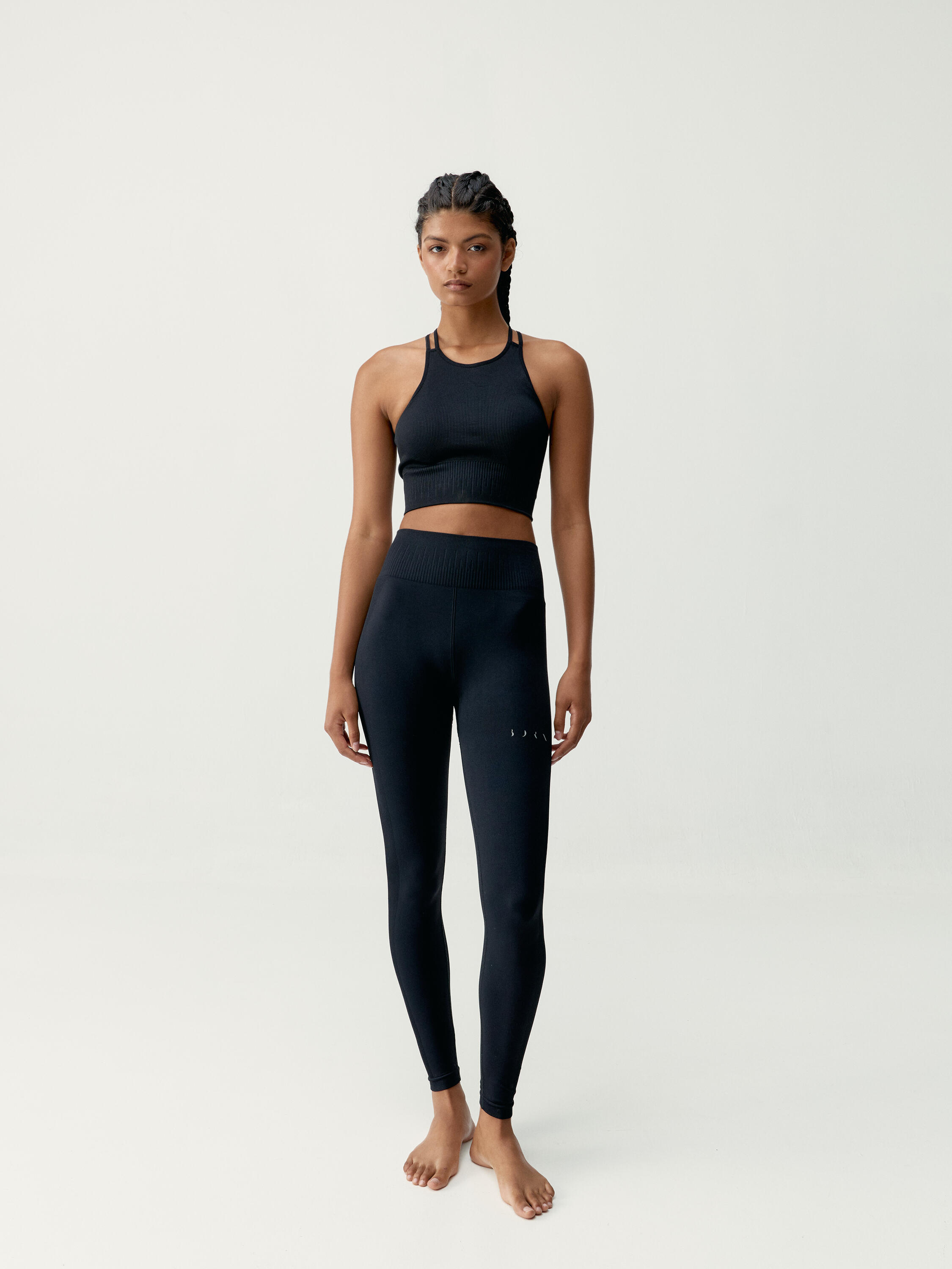 Ensemble D'entraînement 2 Pièces Femme – Col En V, Bretelles Croisées, Short Fessier, Pour Gym, Yoga, Running