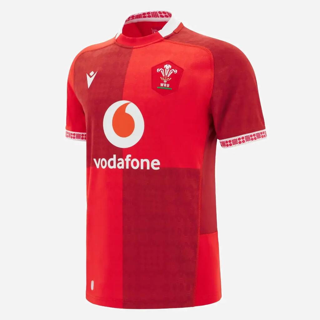 Wales WRU 2025/26 Mens Home Rugby Shirt
