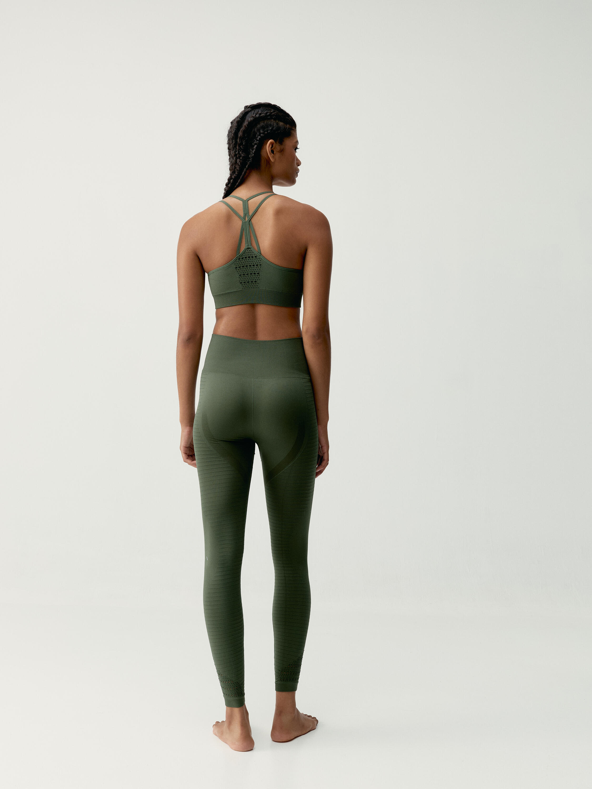 Brassière de Sport Seamless Fixation Moyenne HATHA 5/6