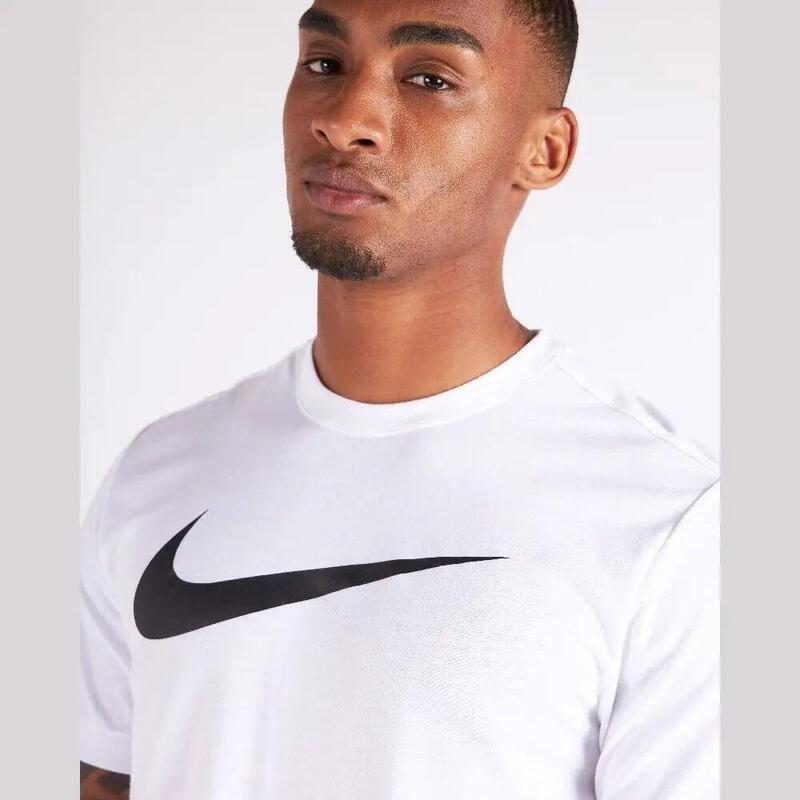 Tricou cu Mânecă Scurtă Bărbați Nike 100 Alb