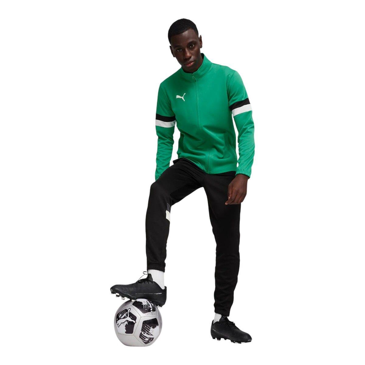 TUTA complete uomo ( acetato-poliestere) puma verde 3/4