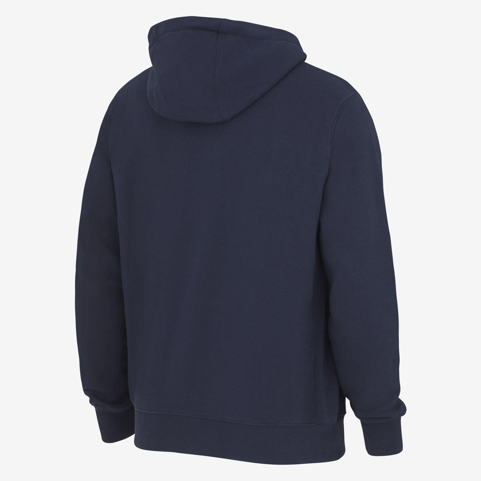 Sweat à capuche zippé Nike Team Club Homme Obsidian Taille S 3/4