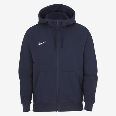Nike team club heren full zip hoodie - obsidian