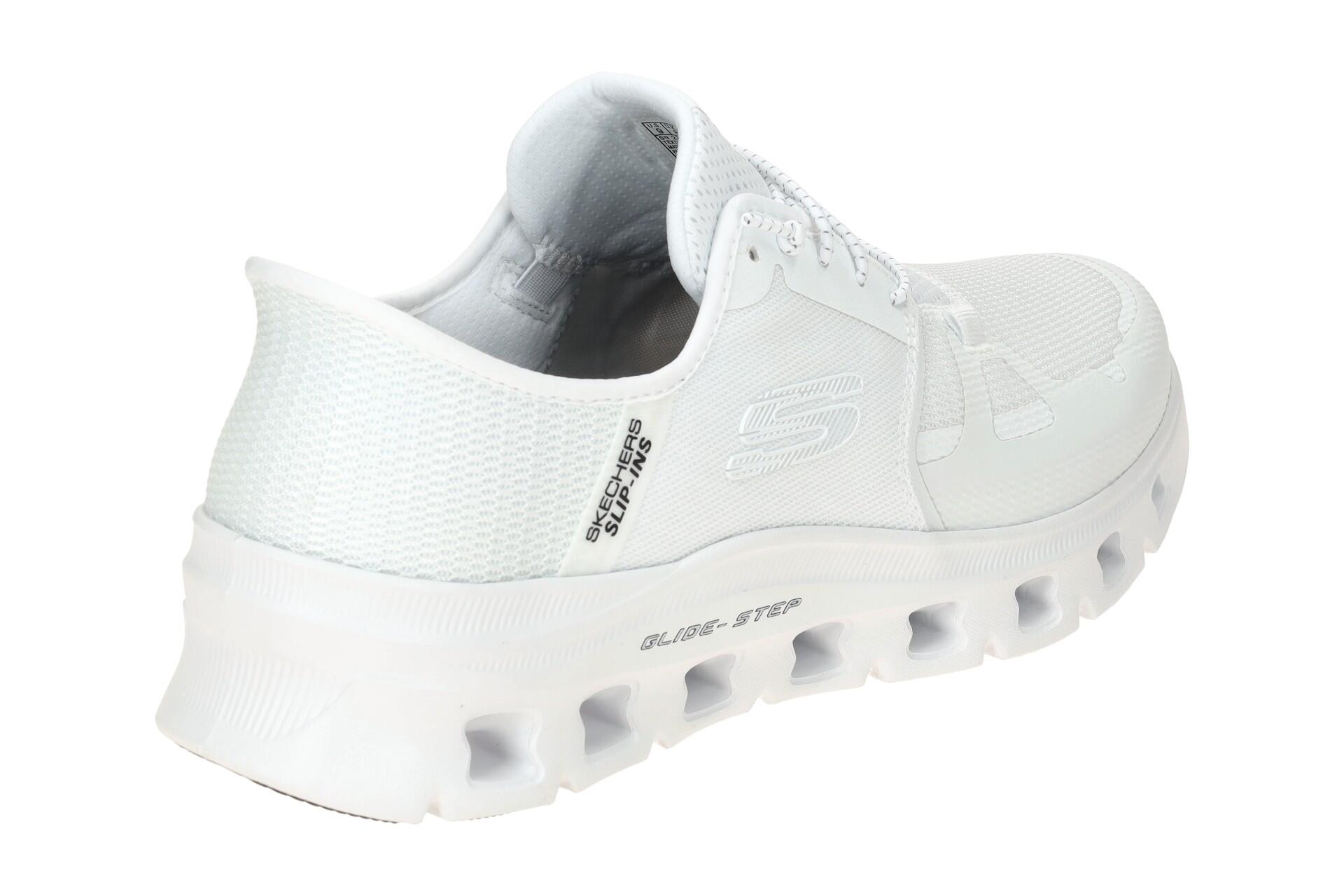 Skechers Sneaker Sport Herren Glide-Step pro Slip ins Vegan 232930 Weiss 4/7