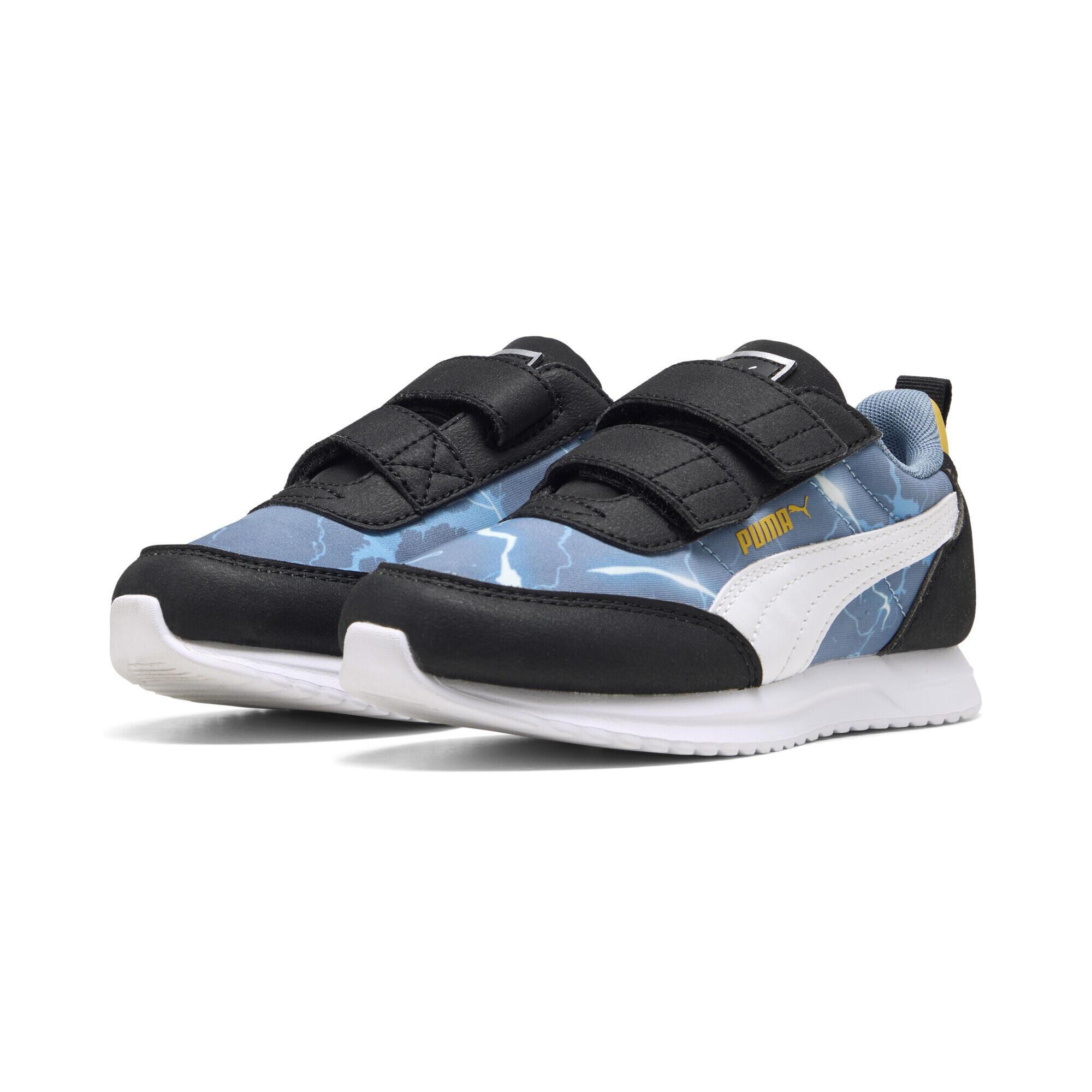Puma - Sneakers Puma x hot Wheels™ R78 Lightwind Enfant Puma - Baskets - Blanc|bleu|jaune - Decathlon