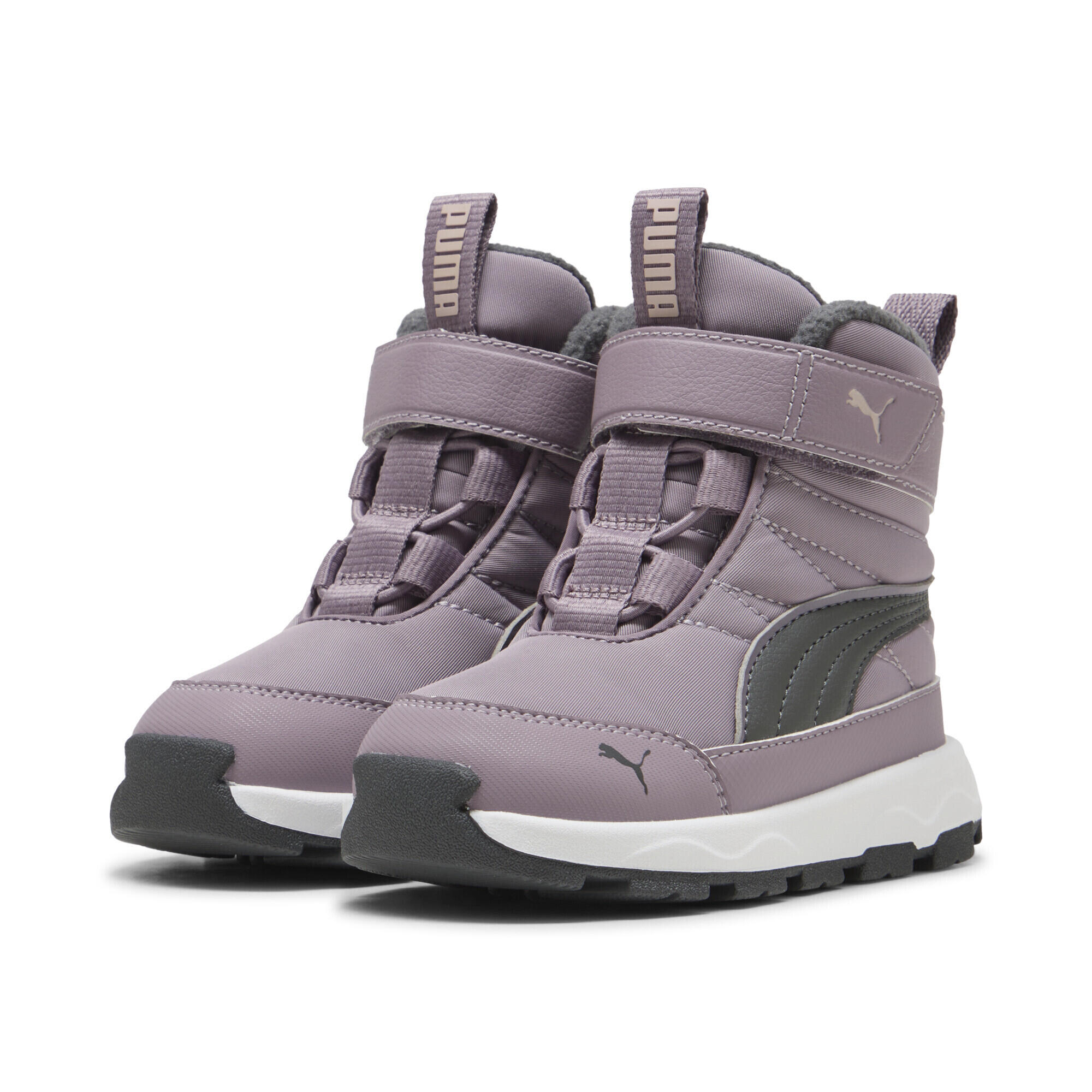 PUMA PUMA Evolve Stiefel Klein Kinder PUMA Plum Jam Shadow Gray Purple