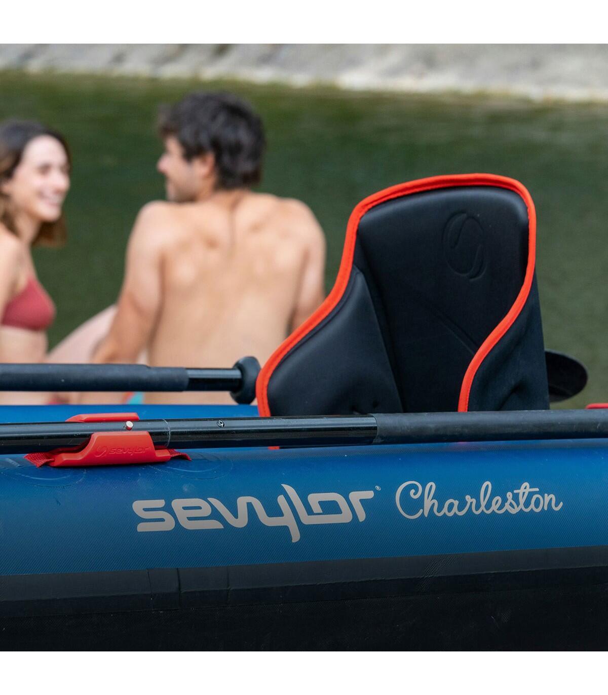 Kayak gonflable Sevylor Charleston 2 places fond Drop Stitch pack complet 6/7