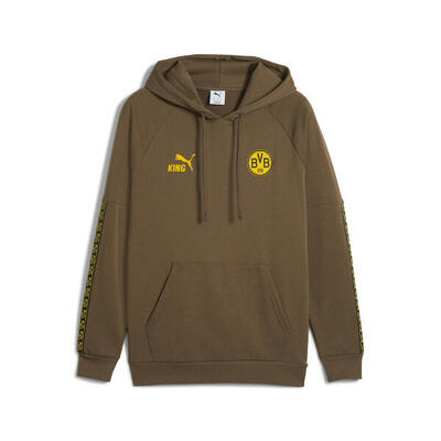 Borussia Dortmund KING Hoodie Herren PUMA Flat Dark Gray Yellow Alert