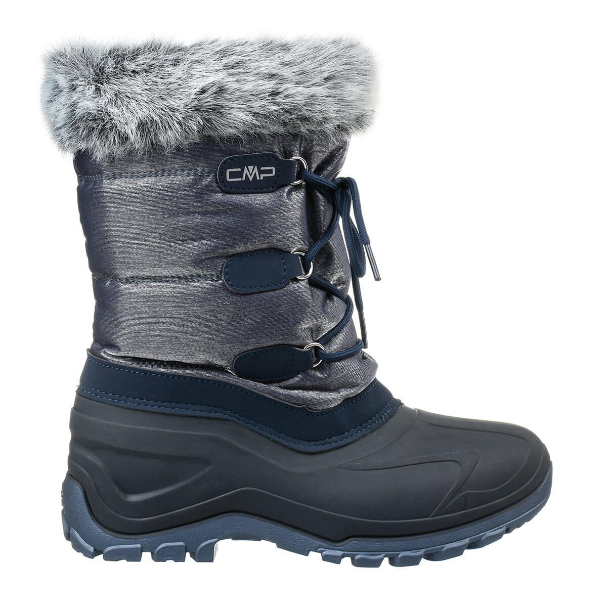 Cmp - Bottes De Neige Femme Cmp Nietos Low Wp - Baskets - Bleu|noir - 40 - Decathlon