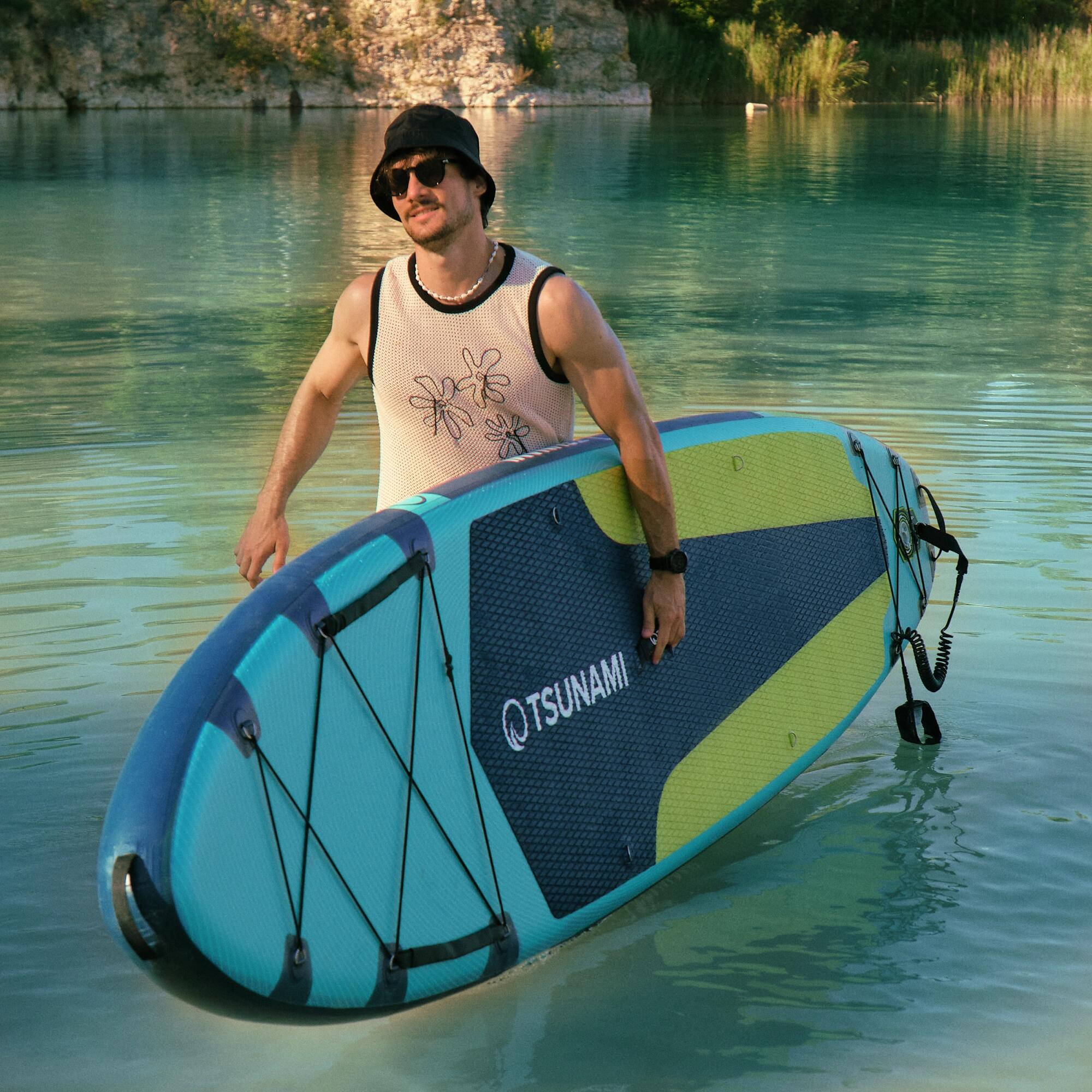 SUP Board Opblaasbaar Allround unisex PRO multicolor TSUNAMI 3/7