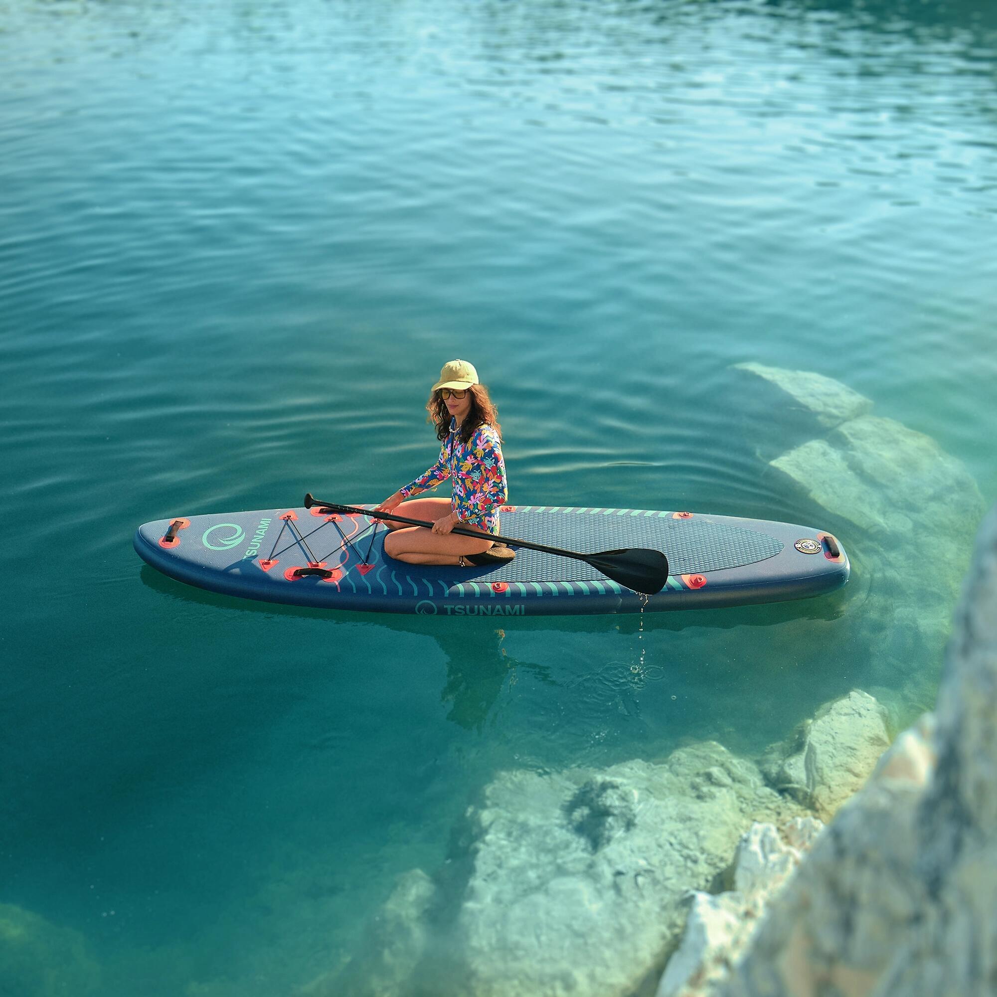 Deska SUP all-round stand up paddle pompowana do pływania TSUNAMI T03 350 cm 6/7