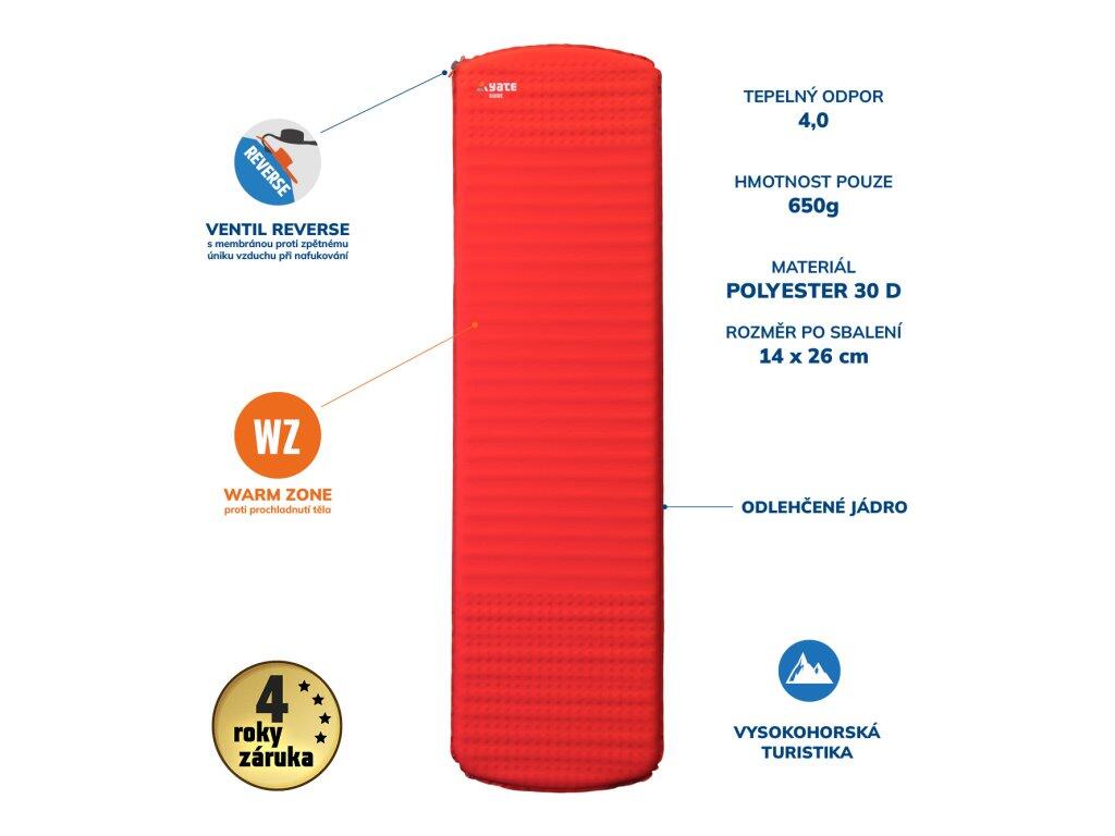 Selbstaufblasende Isomatte GUIDE 183 x 51 x 3,8 cm 2/4
