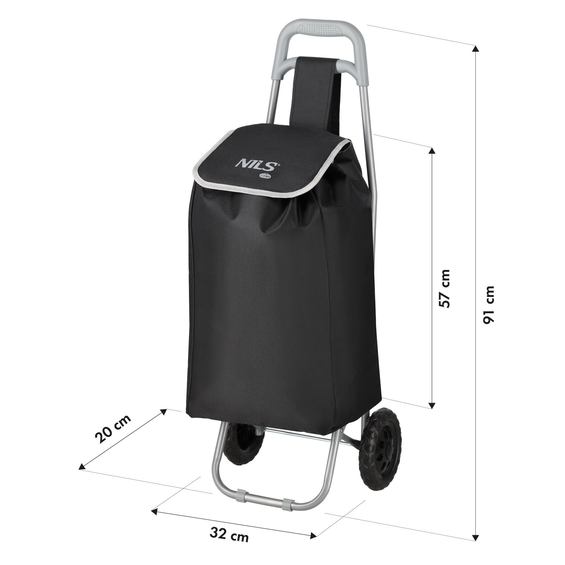 Chariot de courses/sac à roulettes 40 L NC17106 Nils Camp 3/7