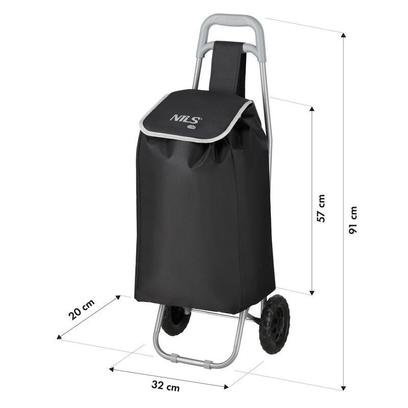 Cărucior cumpărături termoizolant 40L NILS CAMP NC17106