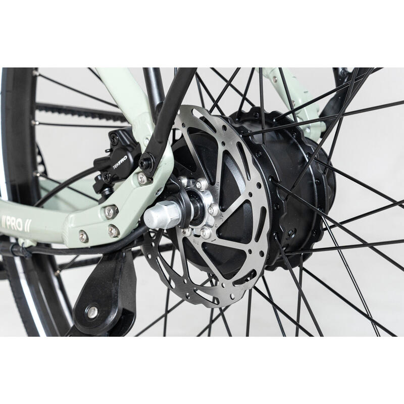 Bicicletă electrică ADO Air30Pro,Transmisie prin Curea,Motor Bafang,LCD,GPS,APP