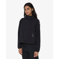 Veste de fitness synthétique bleu marine et rose pour femme