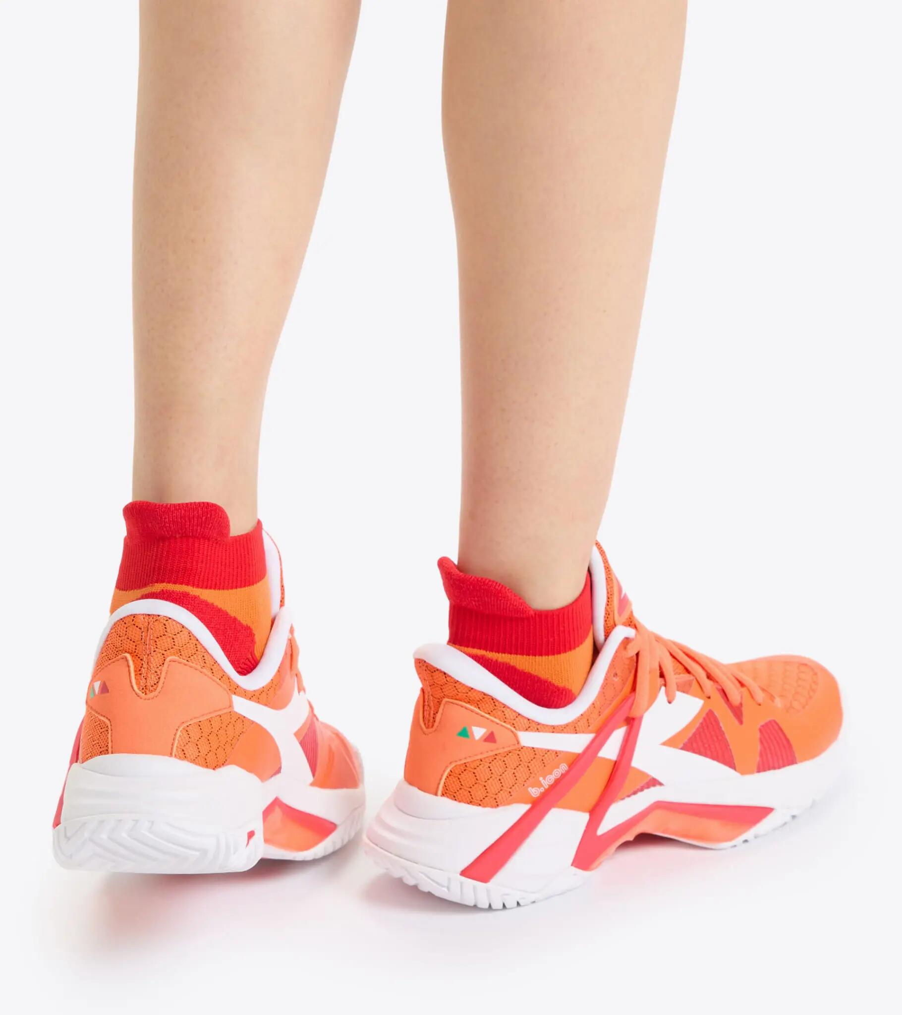 Skarpety tenisowe damskie Diadora SHORT L.SOCKS COURT red - 35-38 3/3