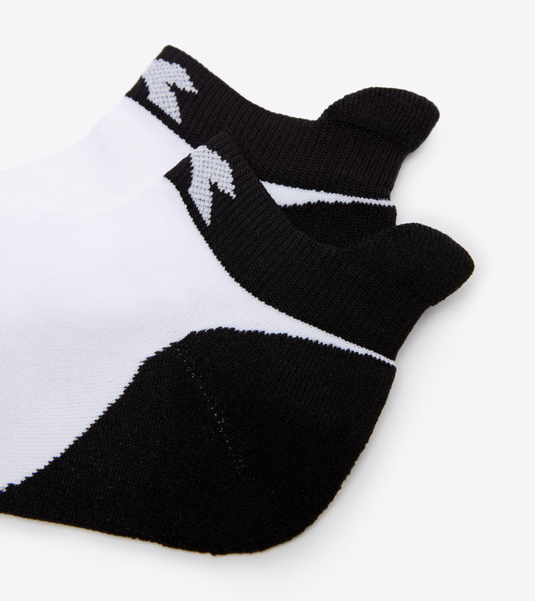 Skarpety tenisowe damskie Diadora SHORT L.SOCKS white/black 2/3