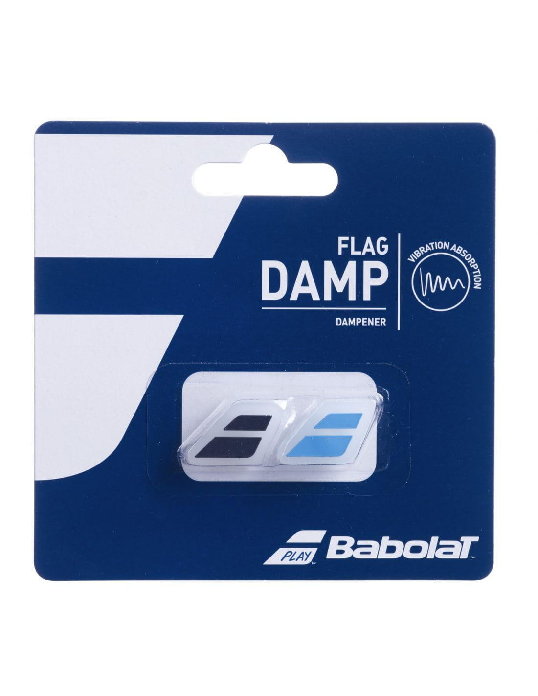 Vibrastop Babolat FLAG DAMP x 2 czarno-niebieski 2/2