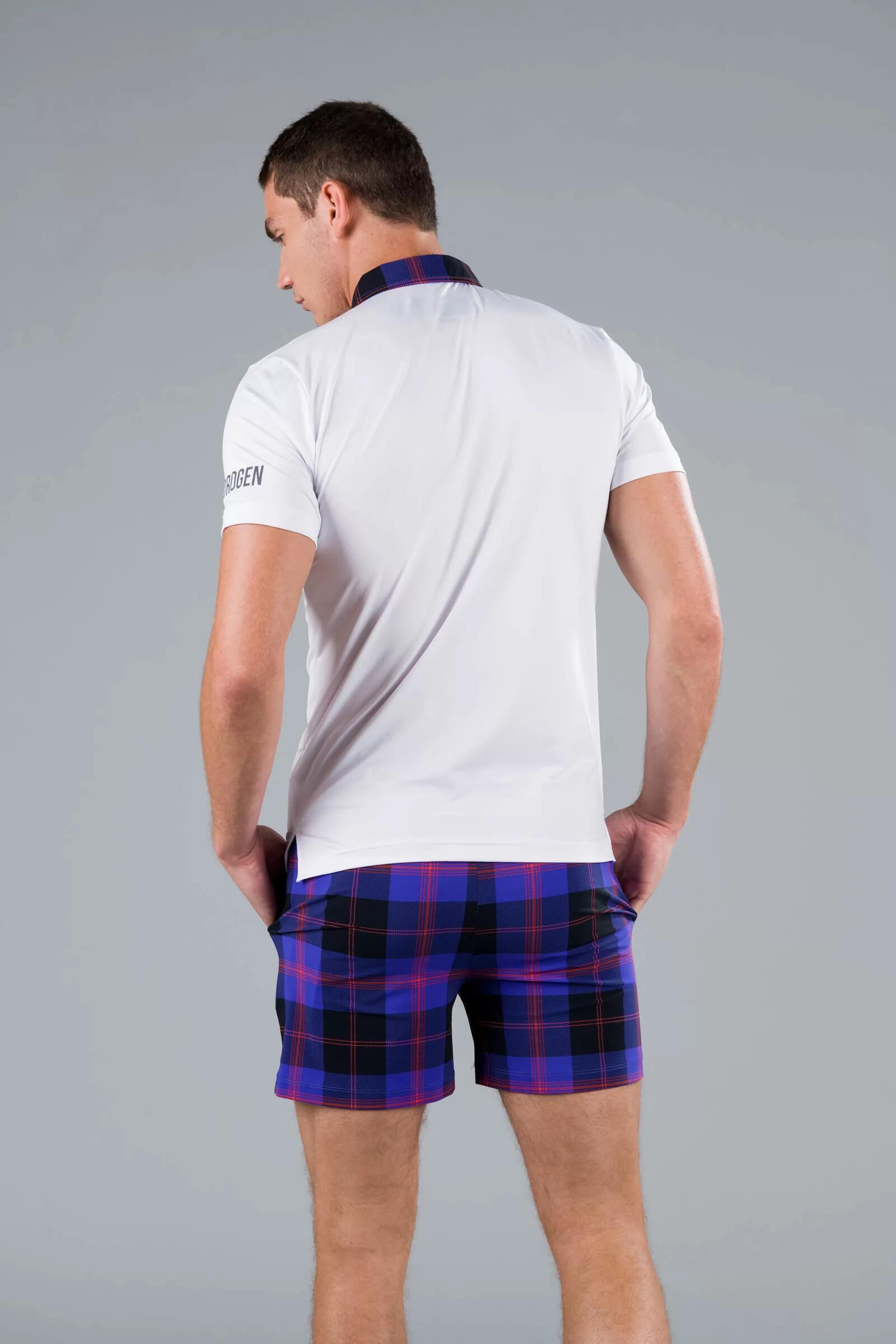 HYDROGEN Tartan Herren-Tennispoloshirt 3/5