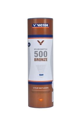 Lotki nylonowe do badmintona Victor 500 - białe