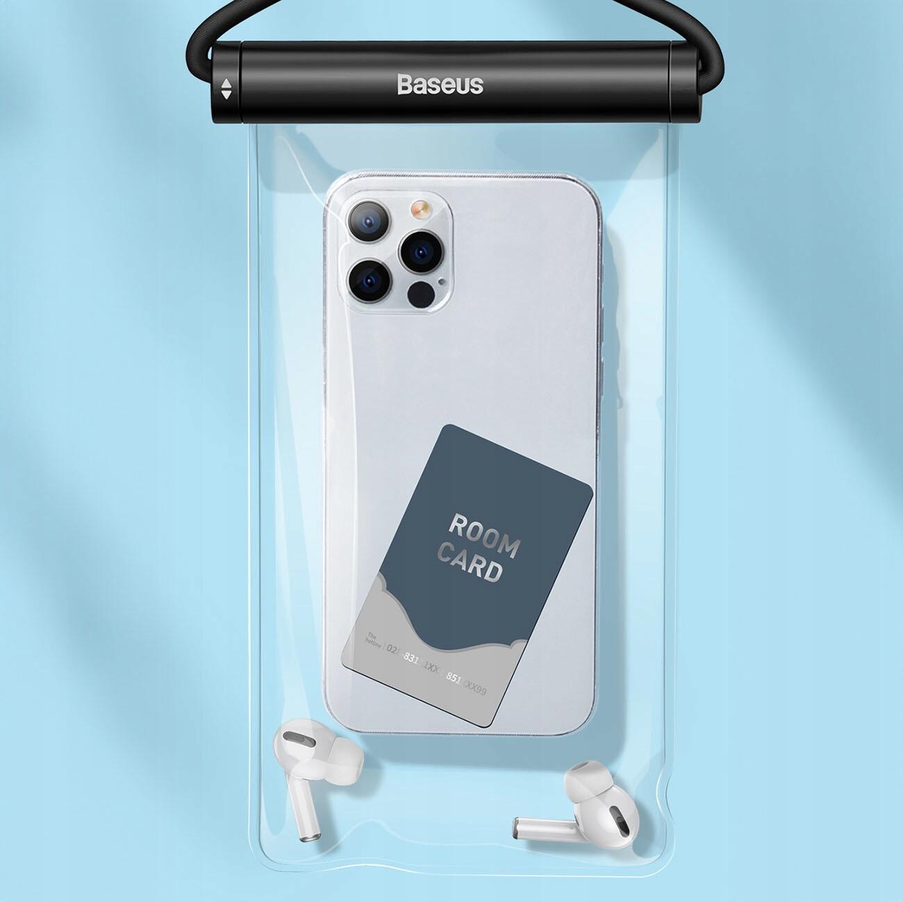 Baseus waterdicht universeel telefoon etui hommage op zwembad strand 4/7