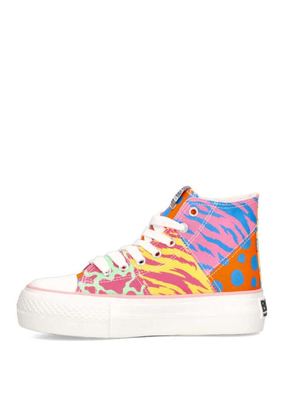 Deportivas Basket Niña Suela Plana - Modelo 527-64 Multicolor 3/6