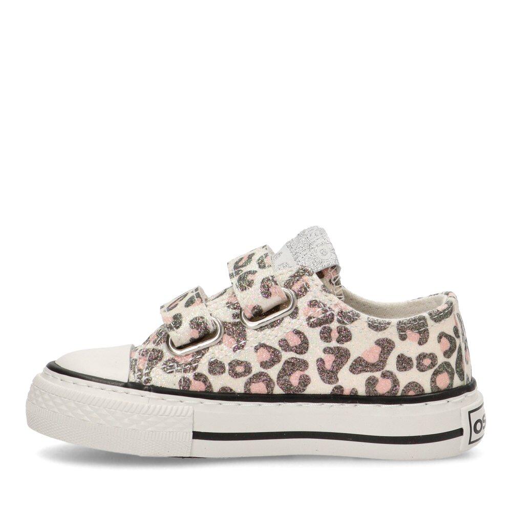 Deportivas Basket Niña Suela Plana - Modelo Ossh141099 Leopardo 3/6