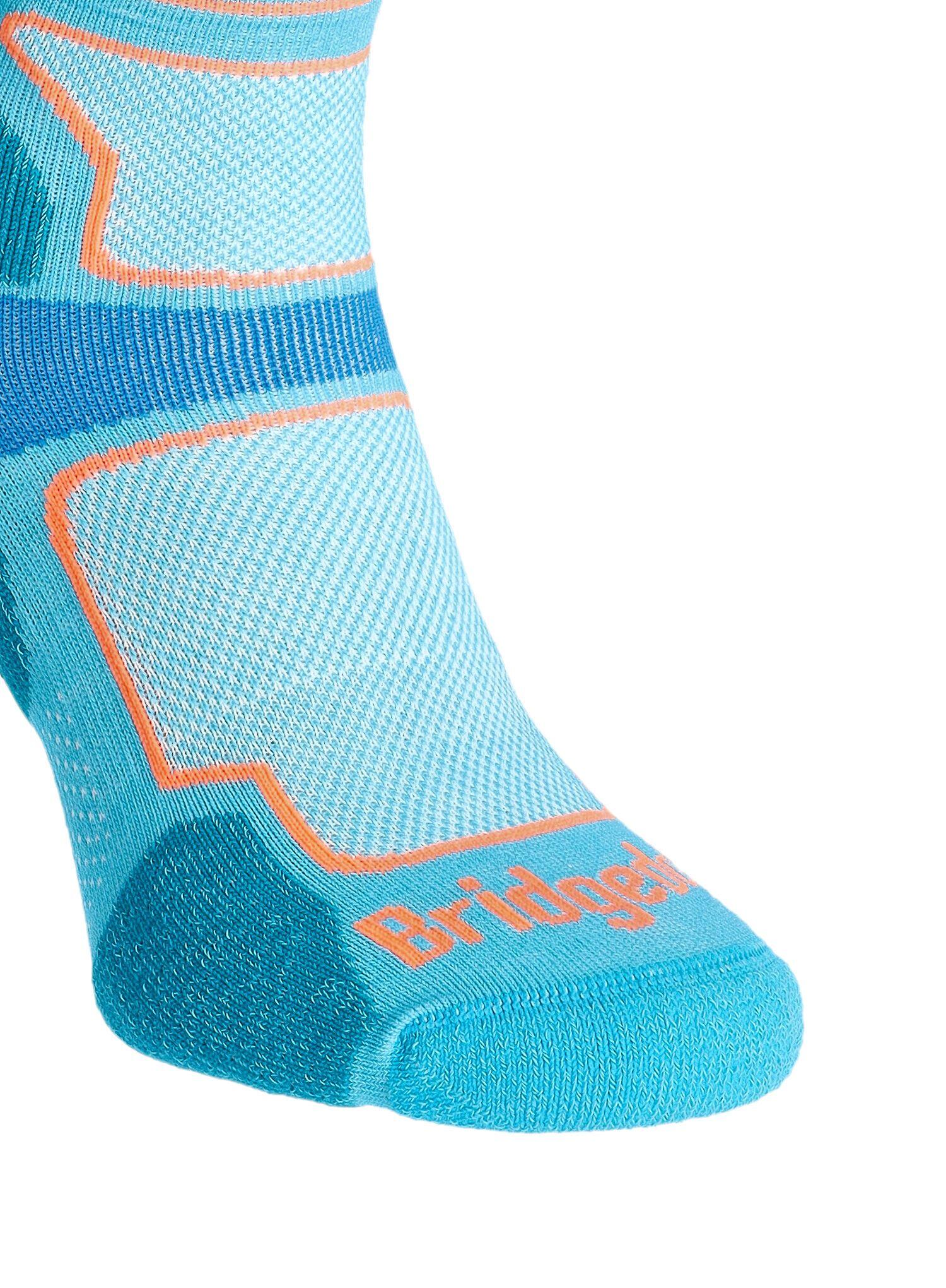 Bridgedale - Chaussettes de course ultralégères Coolmax Sport Crew pour femmes 5/6