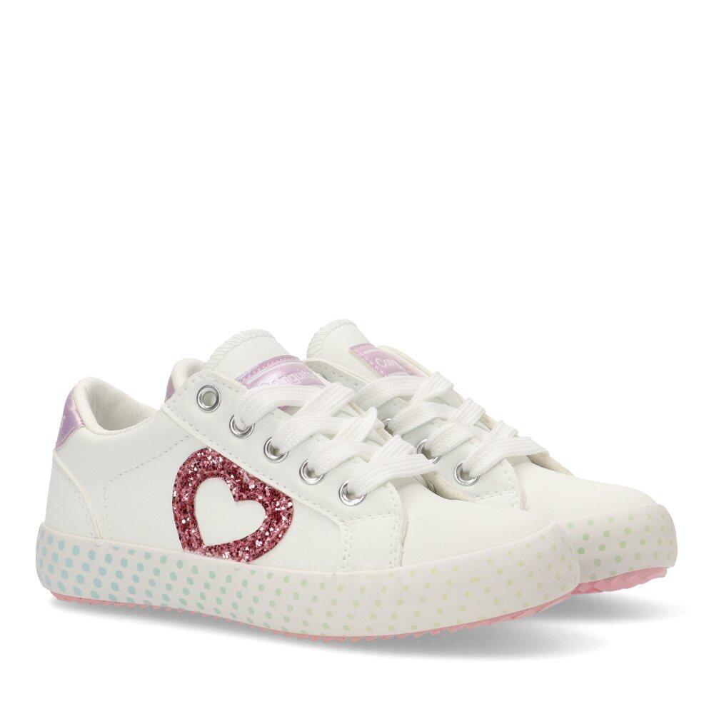 Deportivas Casual Niña Suela Plana - Modelo Cosh282100 Blanco 2/6