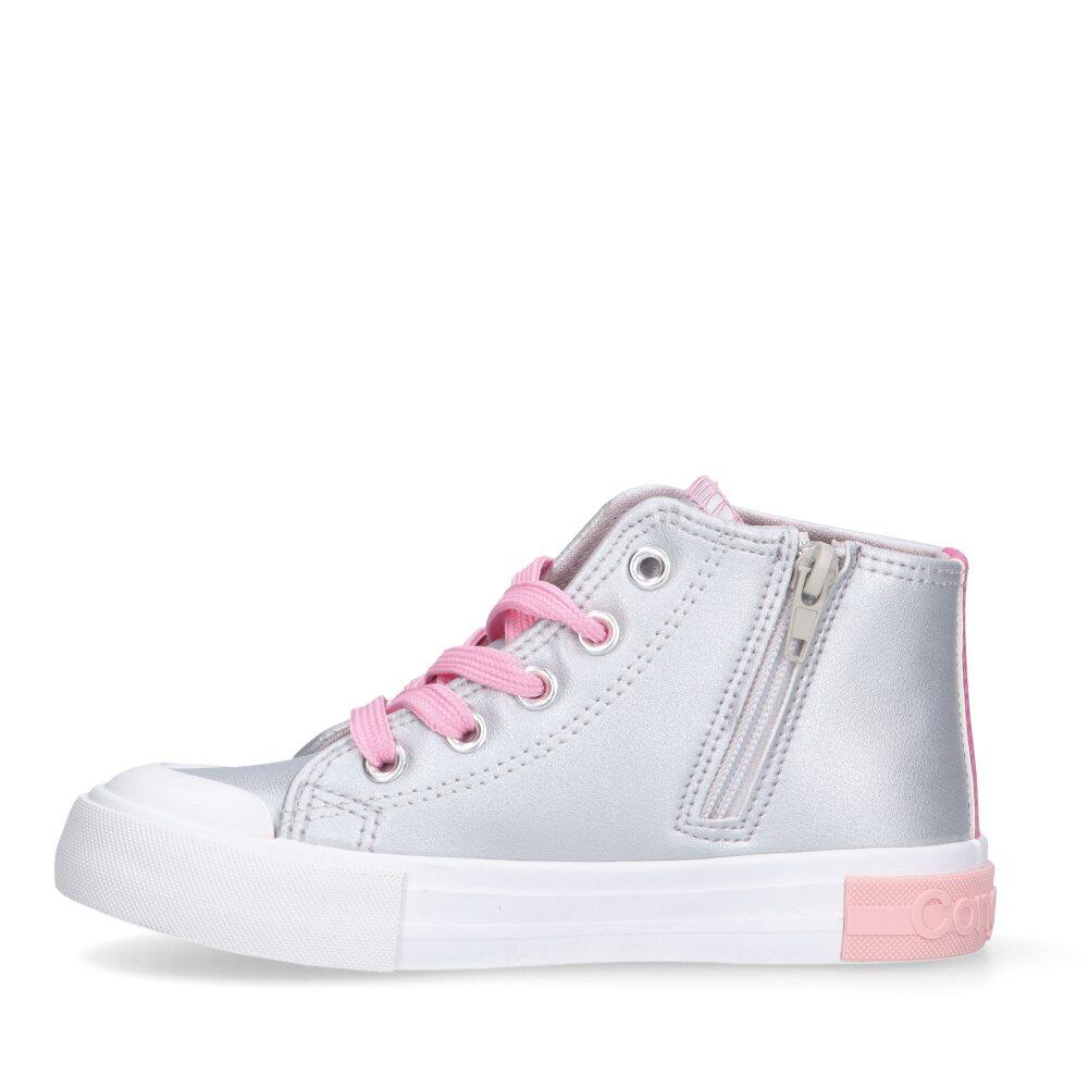 Deportivas Basket Niña Suela Plana - Modelo Cosh264004 Plata 3/6