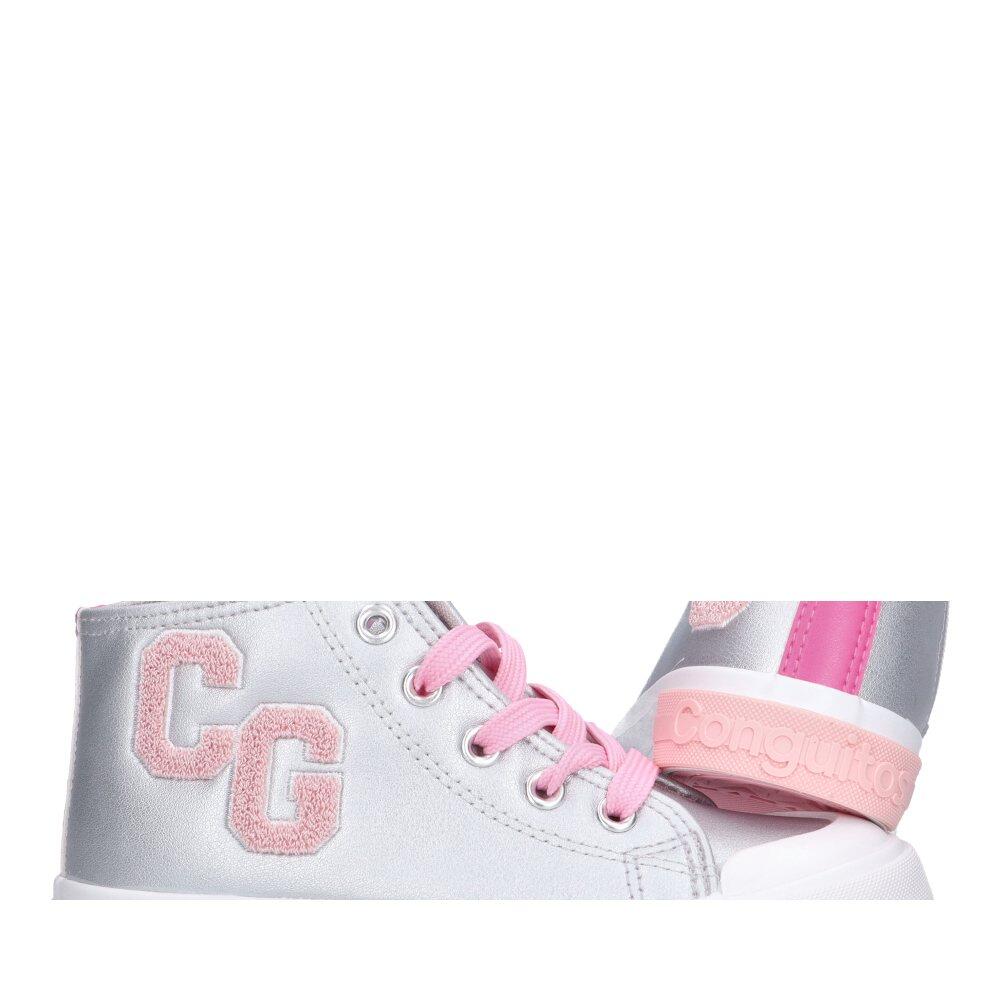 Deportivas Basket Niña Suela Plana - Modelo Cosh264004 Plata 6/6