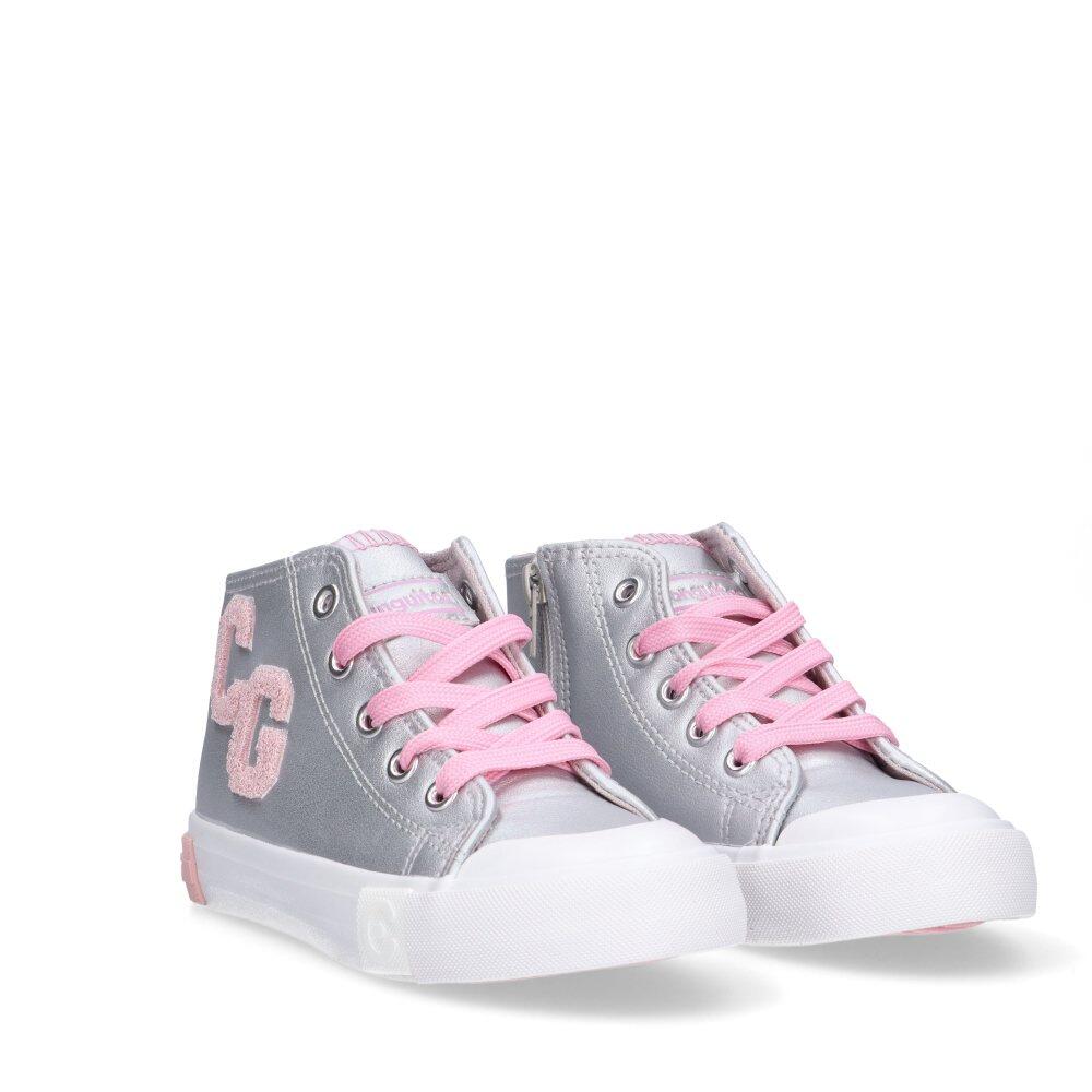 Deportivas Basket Niña Suela Plana - Modelo Cosh264004 Plata 2/6
