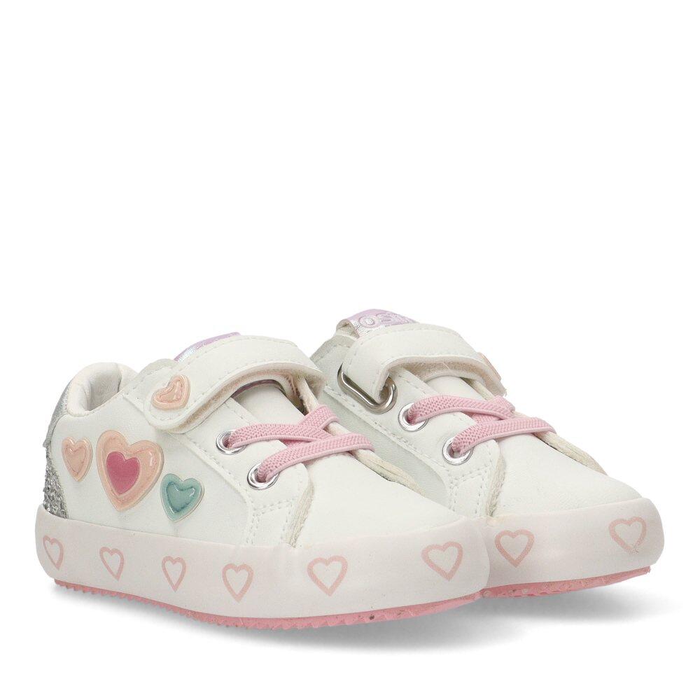 Deportivas Casual Niña Suela Plana - Modelo Ossh153015 Blanco 2/6